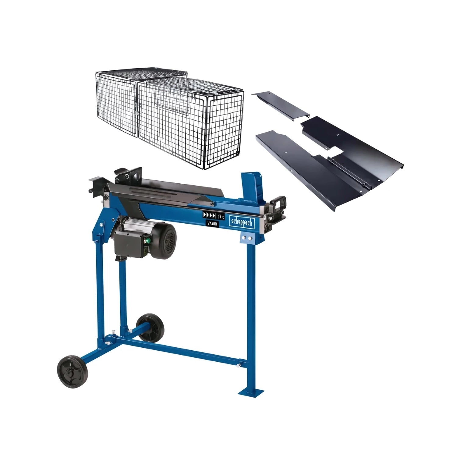 Scheppach HL760LS horizontale houtklover – 2200 W – 230 V / Inclusief onderstel – 7 t splijtkracht