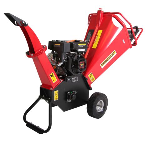 ELEKTRISCHE MOTOR – 7 pk OHV-benzinetakkenversnipperaar – Max. diameter: 100 mm – 2 roterende messen – Luchtbanden – CE-conform