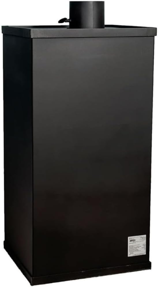 Houtkachel met oven. Verwarmingsvermogen: 12 kW. Model "Prity FM"