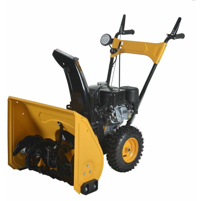 Quitanieves / máquina quitanieves con motor Loncin de 196 cm³, arranque eléctrico e iluminación LED