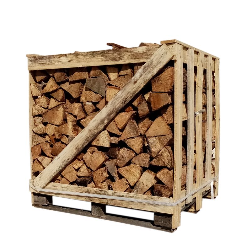 Pallet brandhout – Eik – 30/33 cm – ovengedroogd – 1 kubieke meter