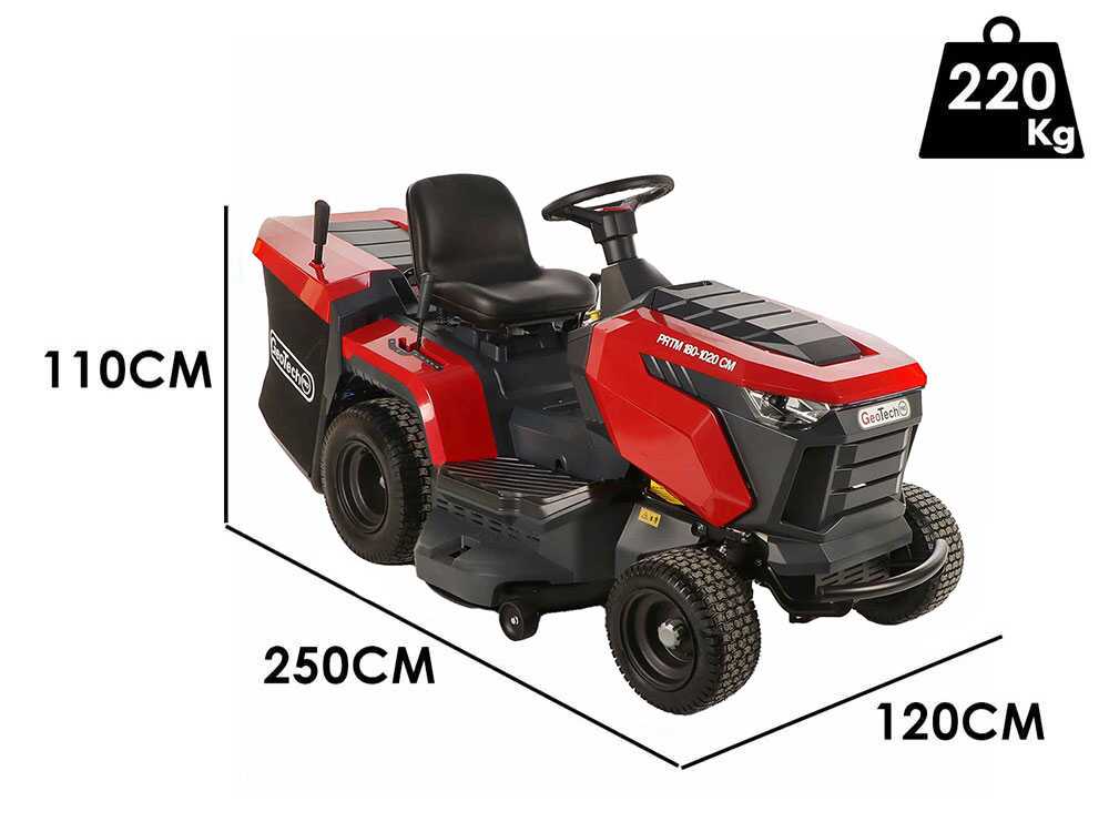 GeoTech-Pro PRTM 180-1020 CM – Cortacésped autopropulsado – Caja de cambios manual – Cesto recogedor