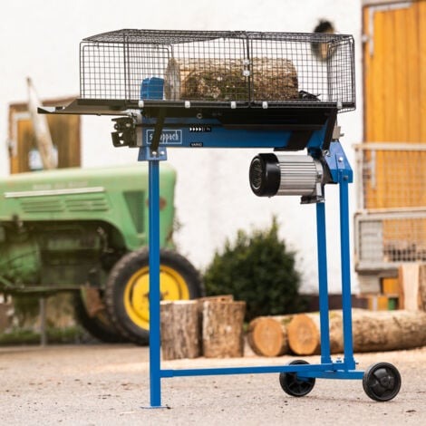 Cortadora de leña horizontal Scheppach HL760LS – 2200 W – 230 V / Con soporte incluido – 7 t de fuerza de corte