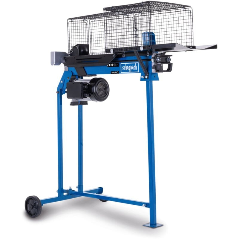 Cortadora de leña horizontal Scheppach HL760LS – 2200 W – 230 V / Con soporte incluido – 7 t de fuerza de corte