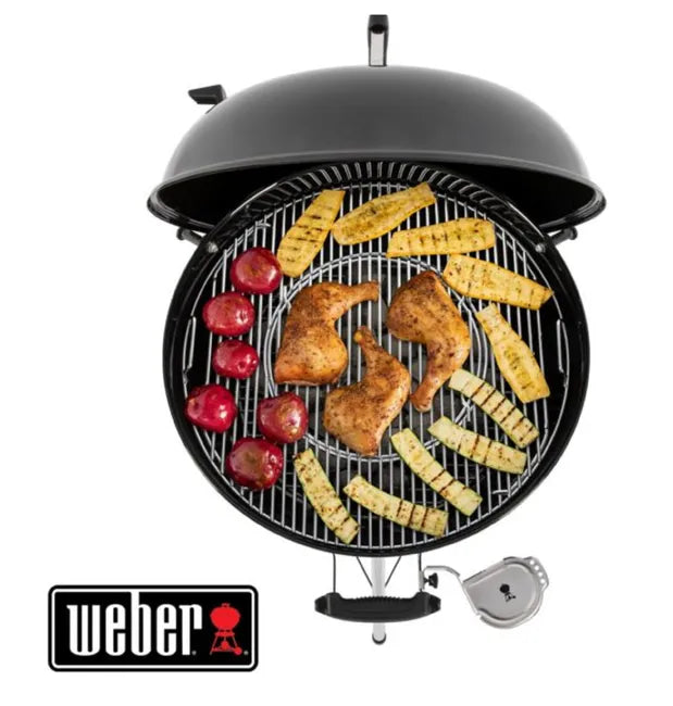 Barbacoa de carbón WEBER Master-touch GBS E-5750, negra