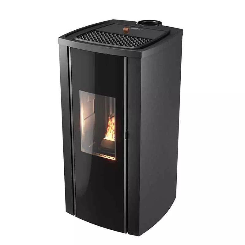 Hermetische pelletkachel (concentrische bovenaansluiting) Cristallo Silenzio Up – 9,2 kW