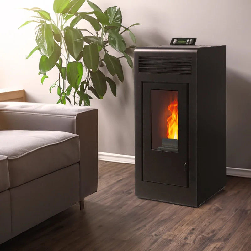 Estufa de pellets hermética (salida concéntrica hacia arriba) – Vulcano Up – 10,8 kW